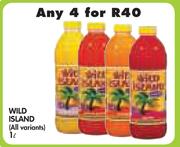 Wild Island (All Variants)-4 x 1L