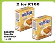 Bokomo Weet-bix Family Pack-2 x 1.35Kg