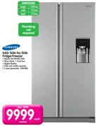 Samsung 660L Side-by-Side Fridge/Freezer-Each