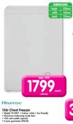 Hisense 130L Chest Freezer Model: H130CF-Each