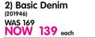 Legend Basic Denim-Each