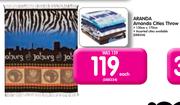 Aranda Amanda Cities Throw-130cmx170cm-Each