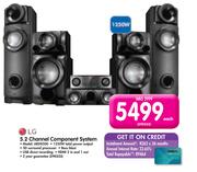 LG 5.2 Channel Component System ARX8500