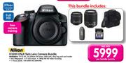 Nikon D3200 DSLR Twin Lens Camera Bundle-Per Bundle