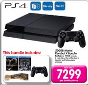 PS4 500GB Mortal Kombat X Bundle-Per Bundle