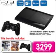 PS3 12GB Uncharted And GT Bundle-Per Bundle