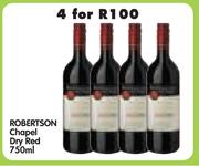 Robertson Chapel Dry Red-4x750ml
