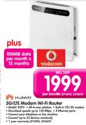 Huawei 3G/LTE Modem Wi-Fi Router B593-Per Bundle