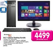 Lenovo 18.5" Celeron Desktop Bundle-Per Bundle