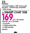 BlackBerry Z3-On Smart Chat 1GB