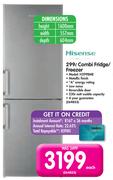 Hisense 299Ltr Combi Fridge/Freezer H299BME