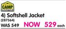 Camp Master Softshell Jacket-Each