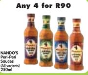 1Nando's Peri-Peri Sauces(All Variants)-4x250ml