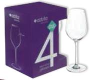 Eetrite 4 Pack Red Wine, White Wine, Footed Pilsener Or Flute Glasses-Per 4 Pack