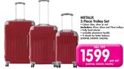Metalix 3 Piece Trolley Set-Per Set