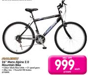 26" Mens Apline 2.0 Mountain Bike