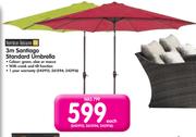 Terrance Leisure 3m Santiago Standard Umbrella-Each