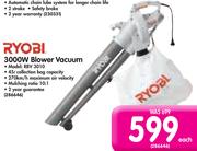 Ryobi 3000W Blower Vacuum RBV3010