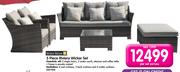 Terrace Leisure 5 Piece Riviera Wicker Set-Per Set