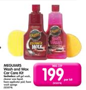 Meguiars Wash And Wax Car Care Kit-Per Kit