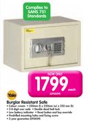 Yale Burglar Resistant Safe
