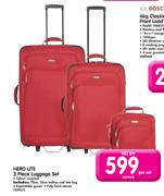 Hero Lite 3 Piece Luggage Set-Per Set