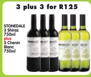 Stonedale 3 Shiraz+ 3 Chenin Blanc-3+3x750ml