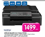 Brother J200 Ink Benefit 4-in-1 Colour Printer