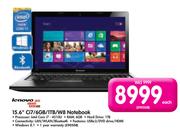 Lenovo 15.6" Ci7/6GB/1T/W8 Notebook