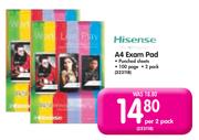 Hisense A4 Exam Pad-Per 2 Pack
