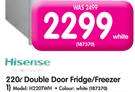 Hisense 220Ltr Double Door Fridge/Freezer H220TWH