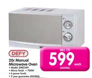 Defy 20Ltr Manual Microwave Oven DMO349