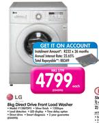 LG 8kg Direct Drive Front Load Washer F12B8TDP5