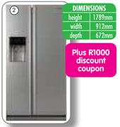Samsung 601Ltr Side-by-Side Fridge/Freezer RSA1DTMG