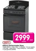 Defy 600mm Kitchenmaster Stove DSS512