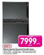 Defy 710mm Gemini Gourmet Double Oven DBO437