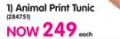 Legend Animal Print Tunic-Each