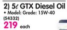 Castrol 5L GTX Diesel Oil GRADE 15W-40