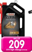 Castrol 5L GTX High Mileage Oil GRADE 20W-50