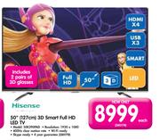 Hisense 50"(127cm) 3D Smart Full HD LED TV 50K390PAD