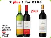 Asara Classic Collection-2 x 750ml plus Merlot-750ml