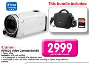 Canon HFR606 Video Camera Bundle