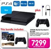 PS4 500GB Mortal Kombat X Bundle-Per Bundle