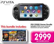 PSVita E2000 Gamer Bundle-Per Bundle