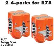 Play Energy Drink-2x4x250ml