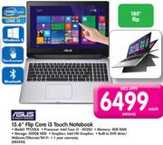 Asus 15.6" Flip Core i3 Touch Notebook TP550LA