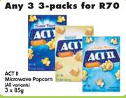 Act II Microwave Popcorn(All Variants)-3x3x85g