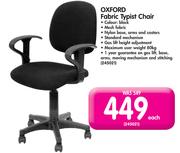 Oxford Fabric Typist Chair-Each