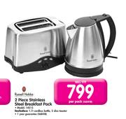 Russell Hobbs 2 Piece Stainless Steel Breakfast Pack 14515-Per Pack