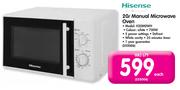 Hisense 20Ltr Manual Microwave Oven H20MOWH
